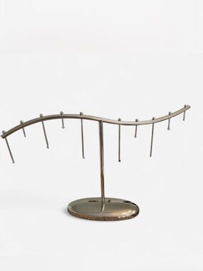 Crate & Barrel Silver Ornament Holder Centerpiece Tree – RARE  NWOT